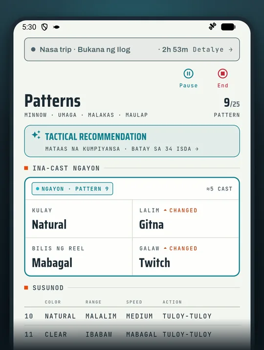 Screenshot ng fishing app na RETRIEVE: Ayaw kumagat? Sundan ang listahan